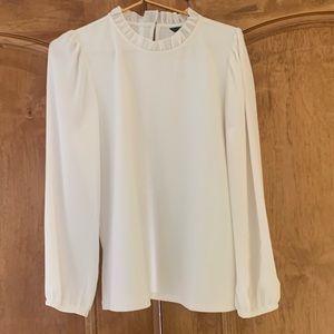 Cream blouse- Size M- worn once